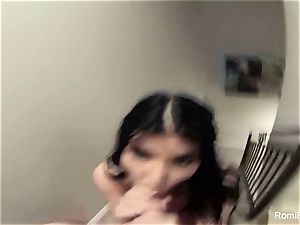 Home video of Romi Rain blowing a fat manstick